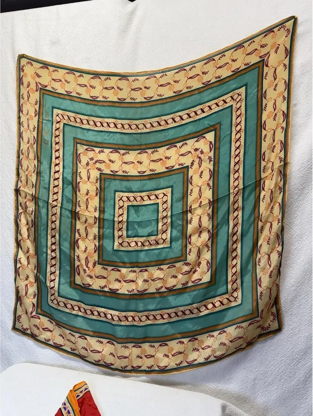 ~So French~ VTG Scarves Lot of 6 Silk Twilly Oblong, 4 Square 1 Kenzo Elorian